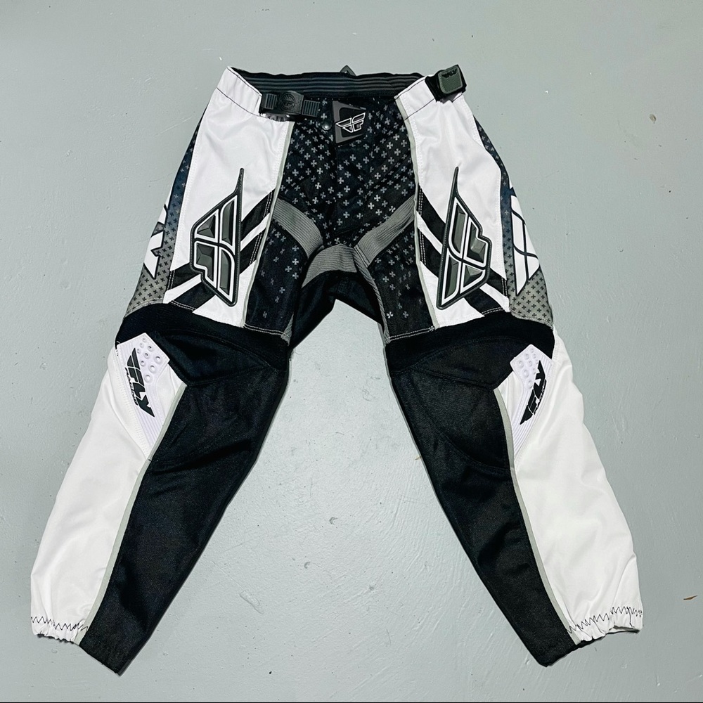 F16 Fly BMX racing black and white biker pants